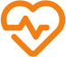 heart icon orange